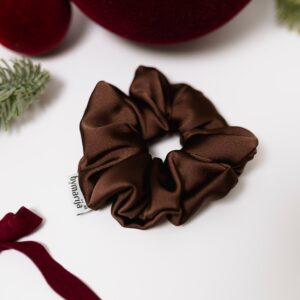 NOVO Satenska gumica Mocha